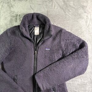 Patagonia Fleece Jacket Full Zip Soft Warm Cozy Outdoor Purple Women's M